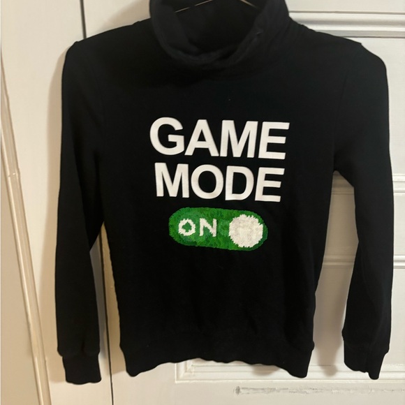 H&Mkids collared black sweater - Picture 2 of 7